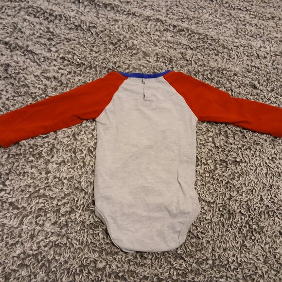 12 Month Infant Baby DC Comics Superman Long Sleeve Onesie - Picture 8 of 8